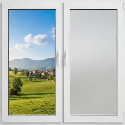 Blendschutzfolien Opak Weiss Innenmontage